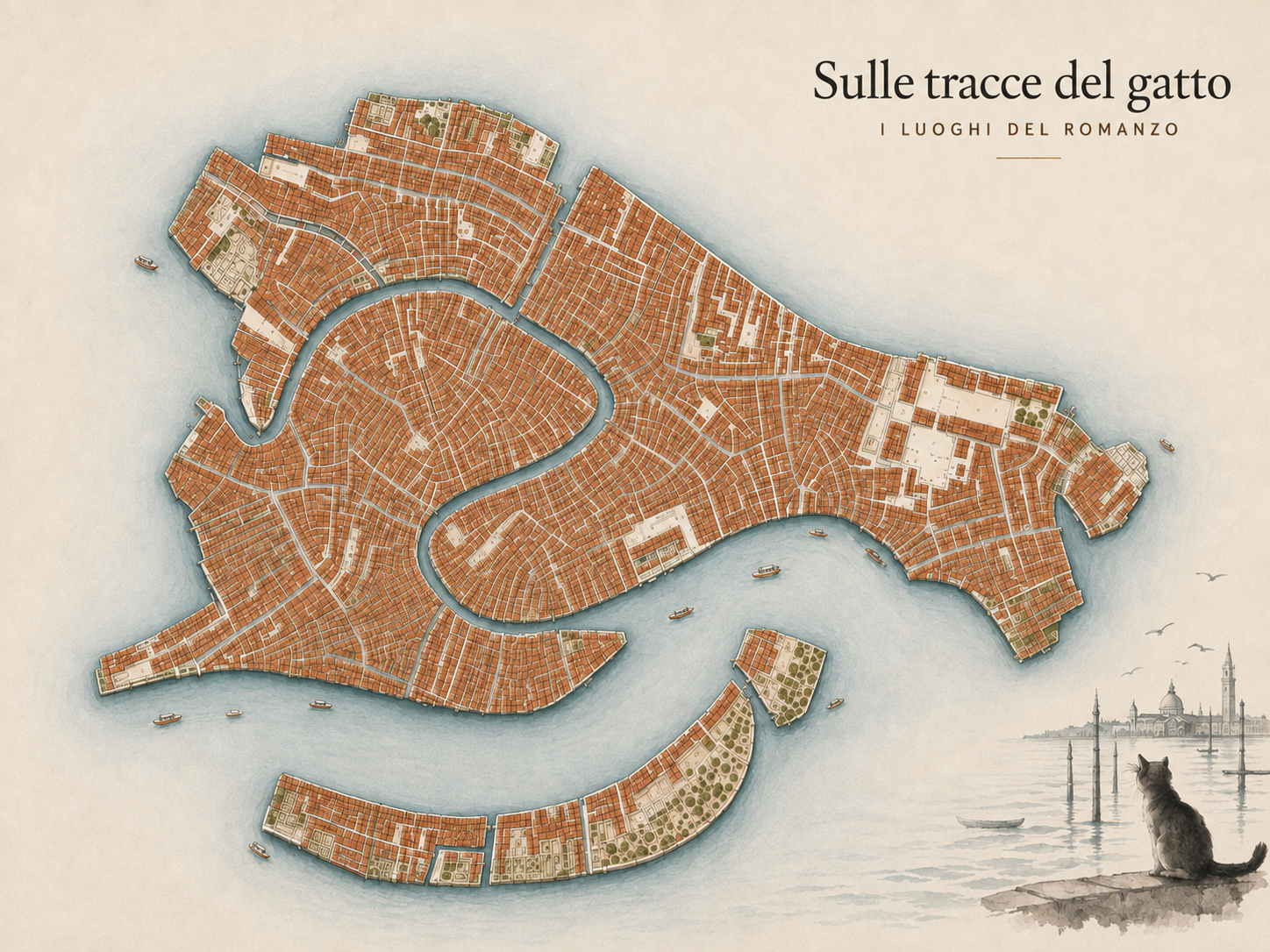 Sulle tracce del gatto tra Venezia e i luoghi del romanzo